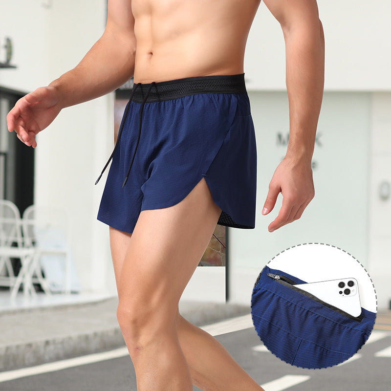 Short de Running 2 en 1 con Bolsillo para Móvil y Forro de Confort para Hombre